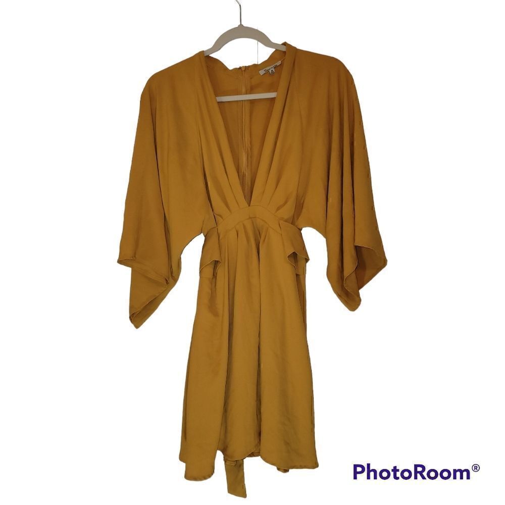 The clothing company yellow kimono dress
